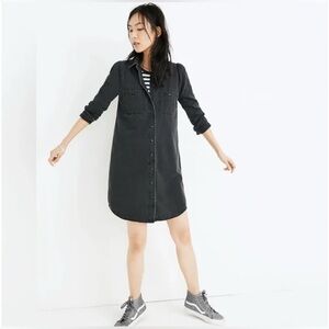 Soft Denim Shirt Dress w/ pockets,
Madewell